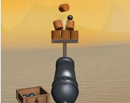 Cannon balls 3D lövöldözõs HTML5 játék
