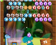Egg shooter bubble dinosaur lövöldözõs HTML5 játék