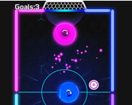 Glow hockey HD lövöldözõs HTML5 játék