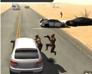 Zombie dead highway car race game lövöldözõs ingyen játék